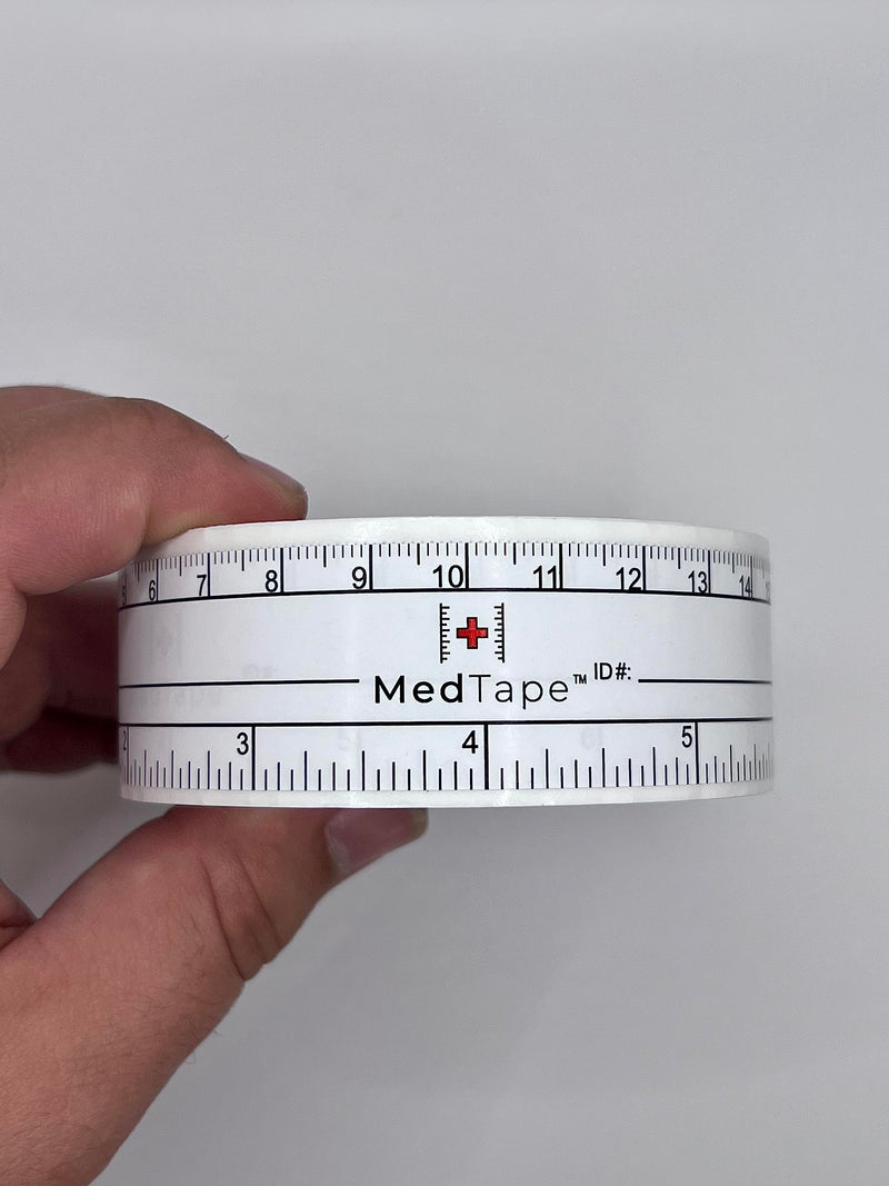 Self-Adhesive Wound Measurement Ruler 8 Inches (Roll of 125)