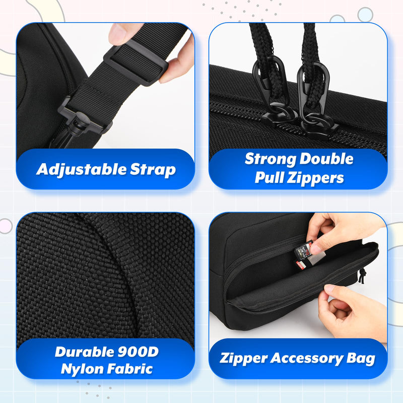 Homakover Thermal Imager Carrying Case Compatible with HF96 Thermal Camera, Portable Thermal Imaging Camera Holder, Shockproof/Waterproof Protective Pouch Storage Travel Bag with Adjustable Strap