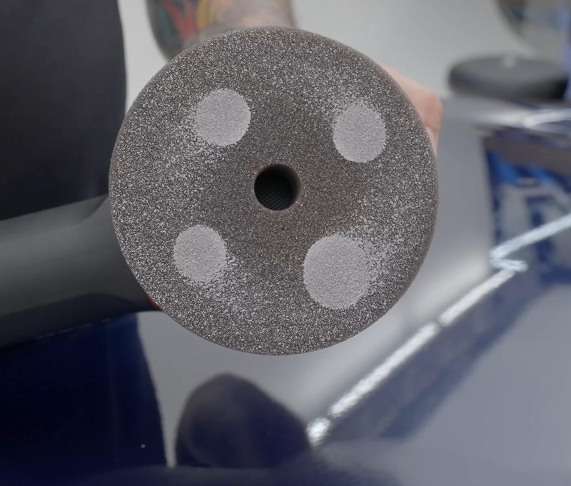 Koch-Chemie - Micro Cut Pad V2 - Special Sponge for Removing Fine Scratches, Holograms, and Polishing Marks; High Stability; Long-Lasting Compression Hardness; Contours Easily (150mm x 23mm) (Hard)