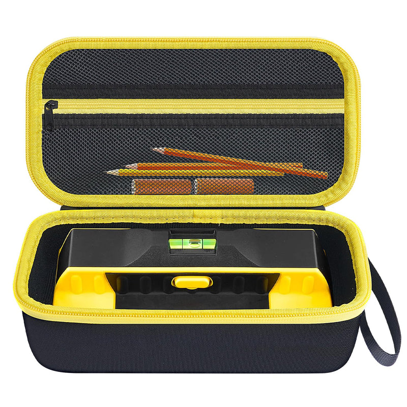 Case for Franklin Sensors ProSensor M210 710PRO 710+ 710 T13 5000+ Professional Stud Finder, Travel Carrying Storage Bag Holder with Mesh Pocket for Battery & Other Accessories (Case Only) Yellow