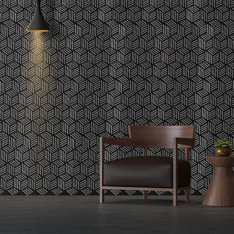 9 Pieces 12 x 12 Inch Geometric Wall Stencils Herringbone Geometric Wall Templates Painting Stencils Reusable Art Modern Tile Stencil for Painting on Walls Floor Canvas Wood Furniture