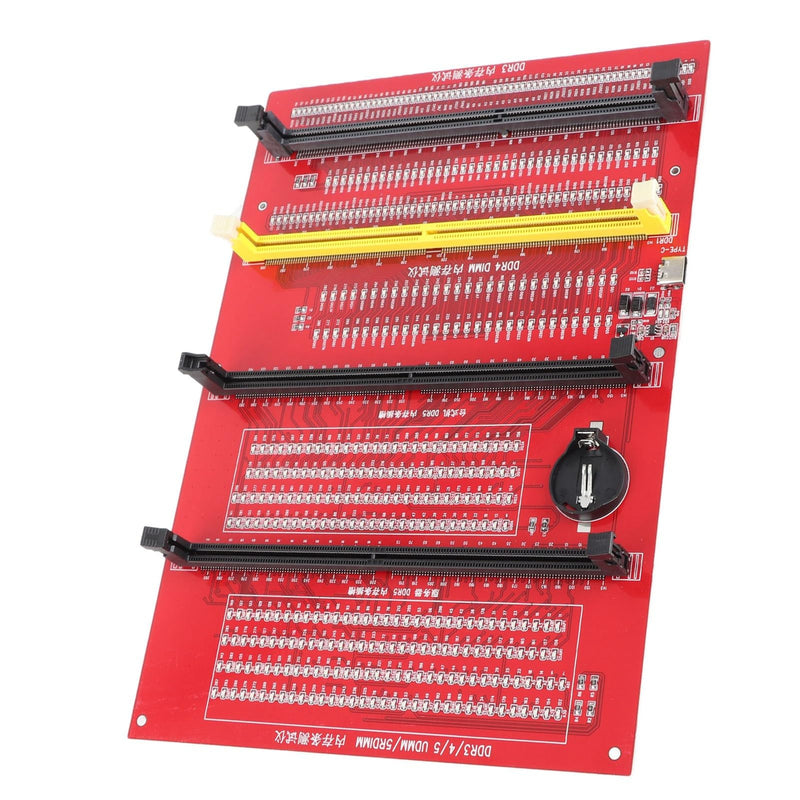 RAM Memory Diagnostic Analyzer Tester 4 in 1 Desktop DDR3 DDR4 DDR5 Tester Card Light