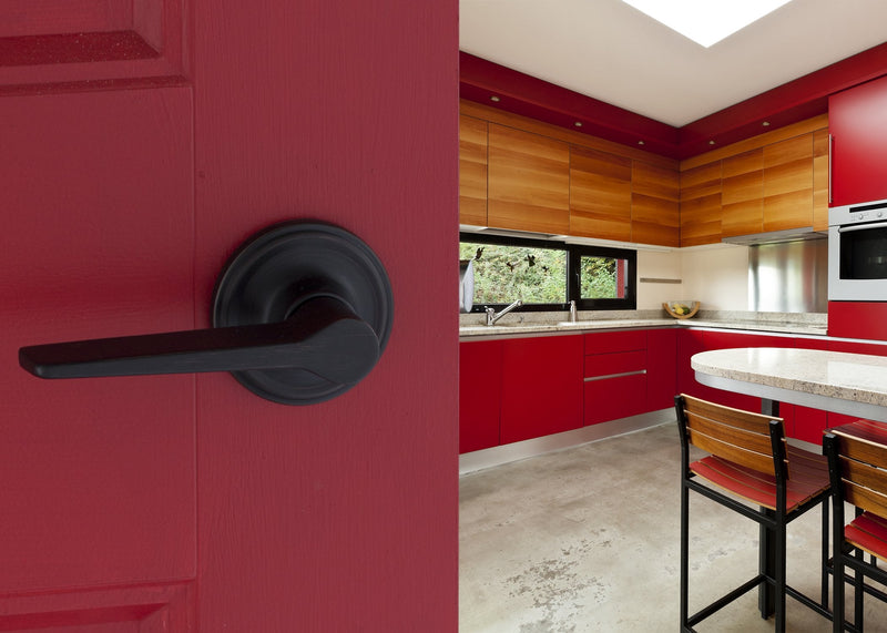 Copper Creek ZL2240TB Contemporary Keyed Entry Zane Non-Handed Lever, Tuscan Bronze