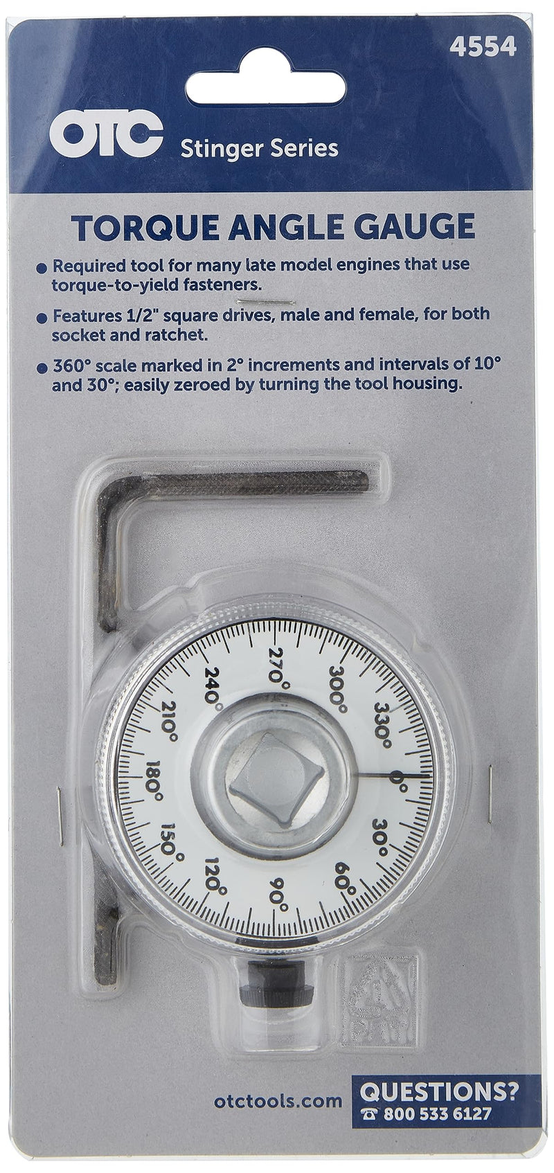 OTC 4554 1/2" Drive Torque Angle Gauge