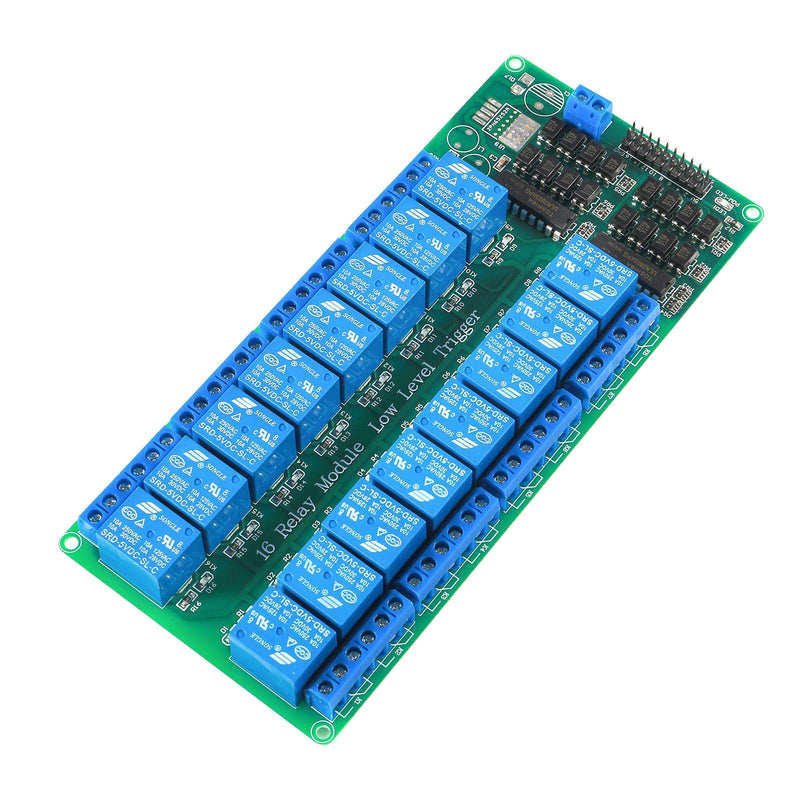 16 Channel DC 5V Relay Module with Optocoupler Low Level Trigger Expansion Board for Smart Control Switch