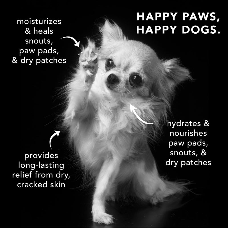 Pride and Groom The Balm – Creamy, Non-Greasy Balm for Dogs & Cats Made from Clean Ingredients, Shea Butter, Essential Oils & Vitamins to Moisturize & Heal Paws, Noses, Dry Patches, & More – 2.5 oz - PawsPlanet Australia