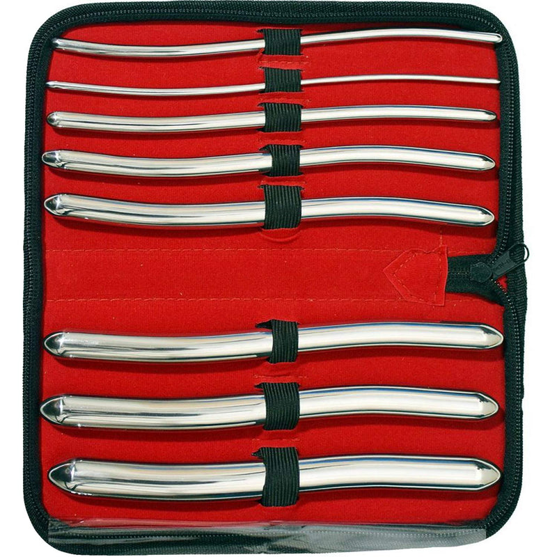 SURGICAL ONLINE 8 Hegar Medical Dilator Sounds Set 7.5inch Double Ended Instrument (Double Ended)