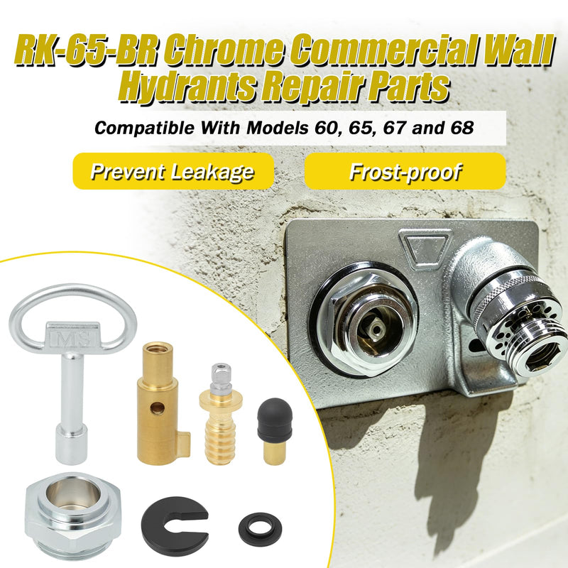 RK-65-BR Wall Hydrants Repair Parts for Woodford Model Wall Hydrant