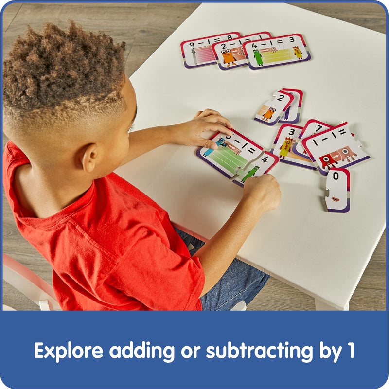 hand2mind Numberblocks Adding and Subtracting Puzzle Set, Addition and Subtraction Games, Number Puzzle, Matching Game, Preschool Math Toys, Toddler Educational Toys, Stocking Stuffers for Kids 3-5