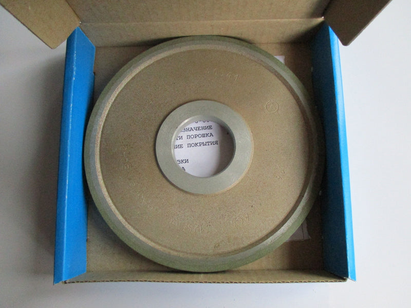 Dia. 5 inch (125mm.) Hole 1.26" (32mm.) Width: 0.4" (10mm.) Type: 1A1 Straight Abrasive Diamond Grinding Wheel for Carbide (200/160 Micron = 70 Grit)