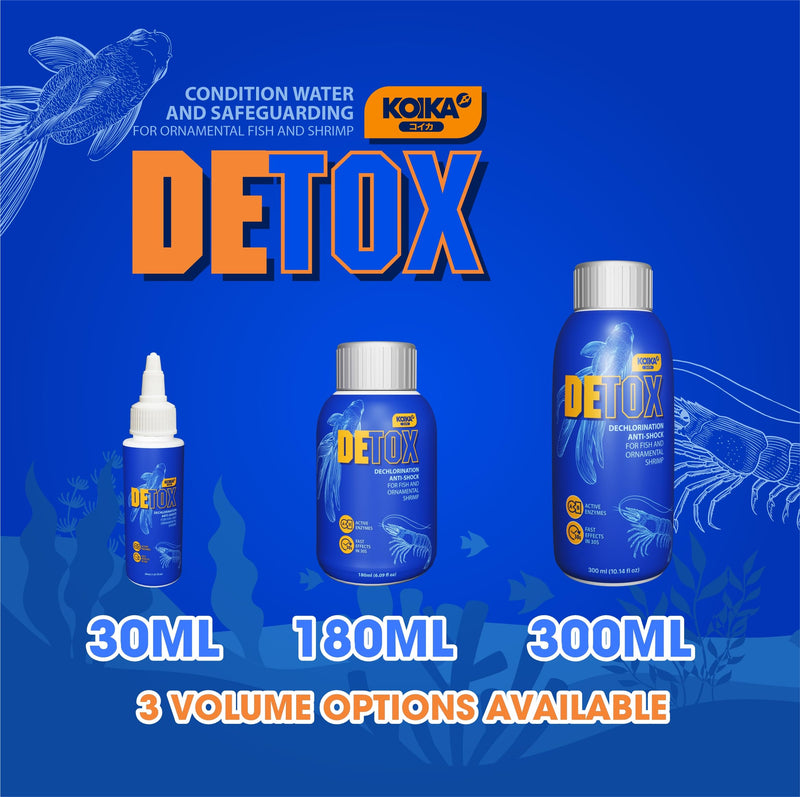 KOIKA Aquarium Water Conditioner for Fish Tank – Tap Water Dechlorinator & Clarifier, Anti-Shock for Fish & Ornamental Shrimp (180ml / 6.08 fl oz) 180ml (6.08 fl oz)