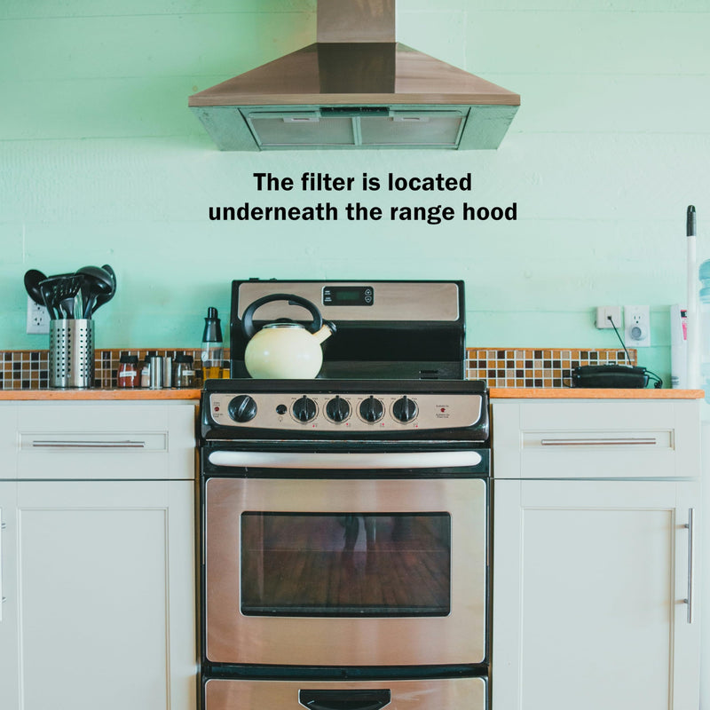 Range Hood Filter Replacement Compatible with Broan Nutone 41F, 97007696, 97005687 - Aluminum Grease Vent Hood Kitchen Charcoal Carbon Filter Mesh - 8.75 x 10.5 x .44 Inches 8.8" x 10.5" x 0.4"