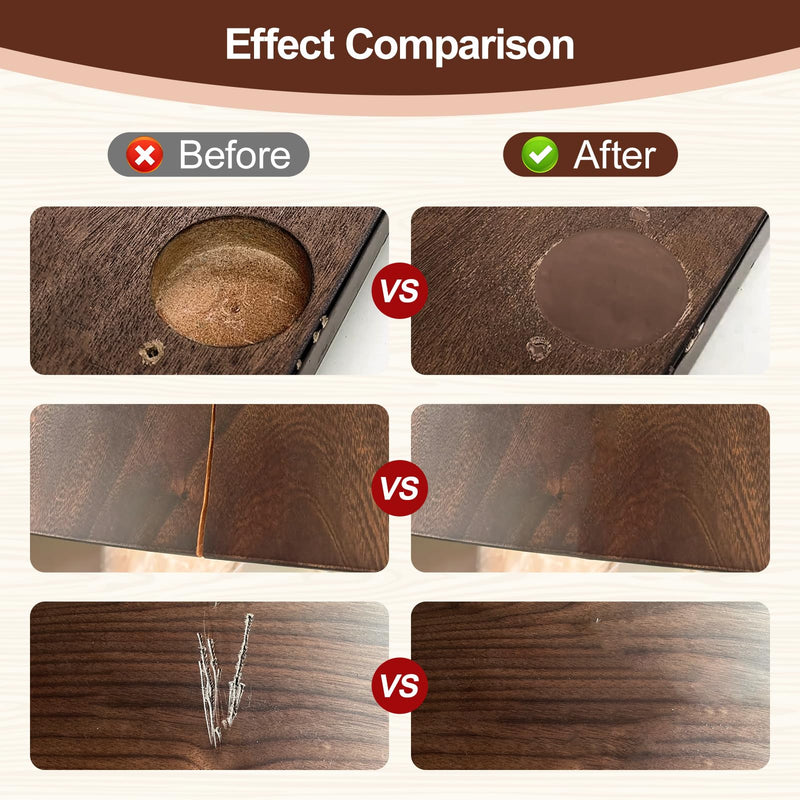 Boncart Wood Filler, 9.87 OZ Walnut Wood Putty