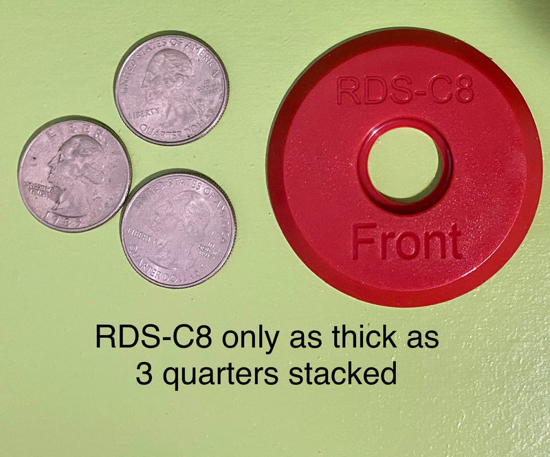 The Original Red Disc Seal. Bathtub spout rear seal. Over 6000 installed. It slips over and seals 1/2" copper pipe. Avoid 2-piece designs. 2-piece design is not sealed between the two pieces.