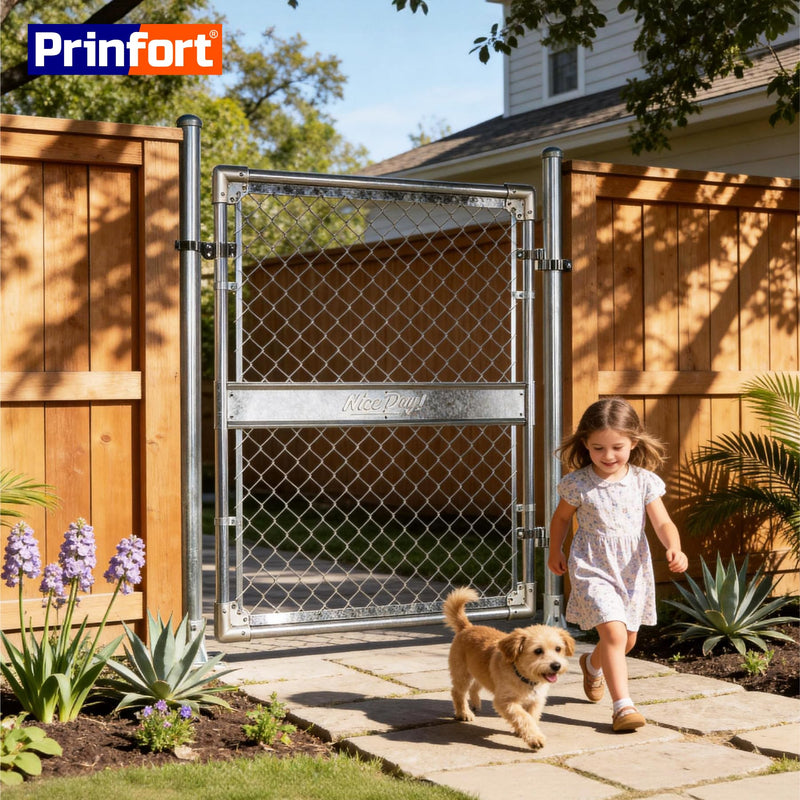 1 7/8" x 1 7/8" Stainless Steel Chain Link Fence Gate Hinge with Bolts and Nuts 2Pack 1 7/8''x1 7/8''-2Pack