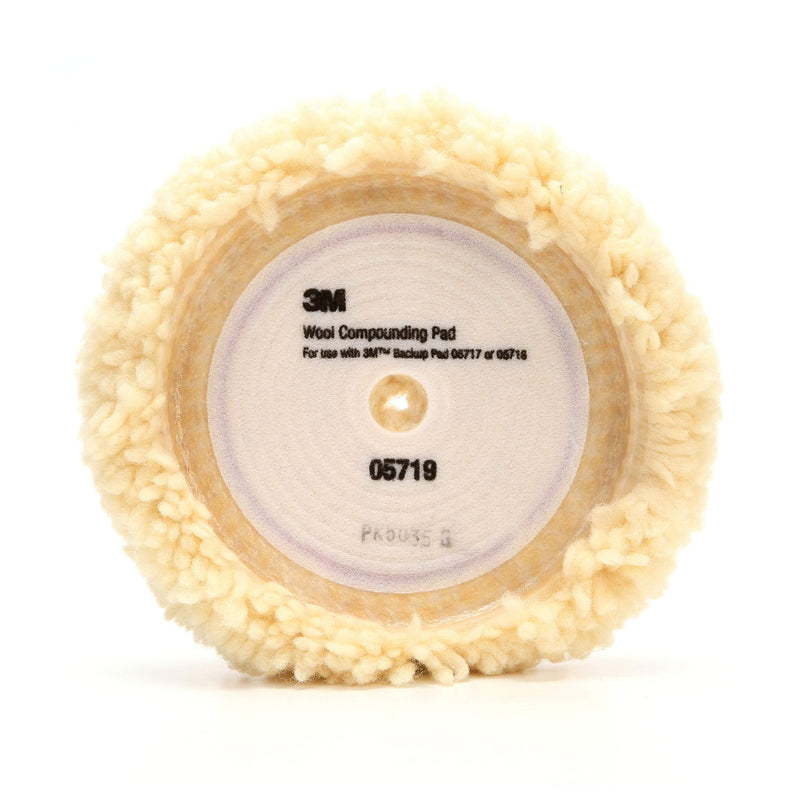 3M Perfect It 05719 Wool Compound Pad, 9 inch, Factory 8"
