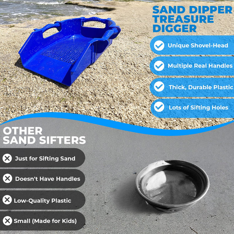 Sand Dipper - Treasure Digger Sifter Green