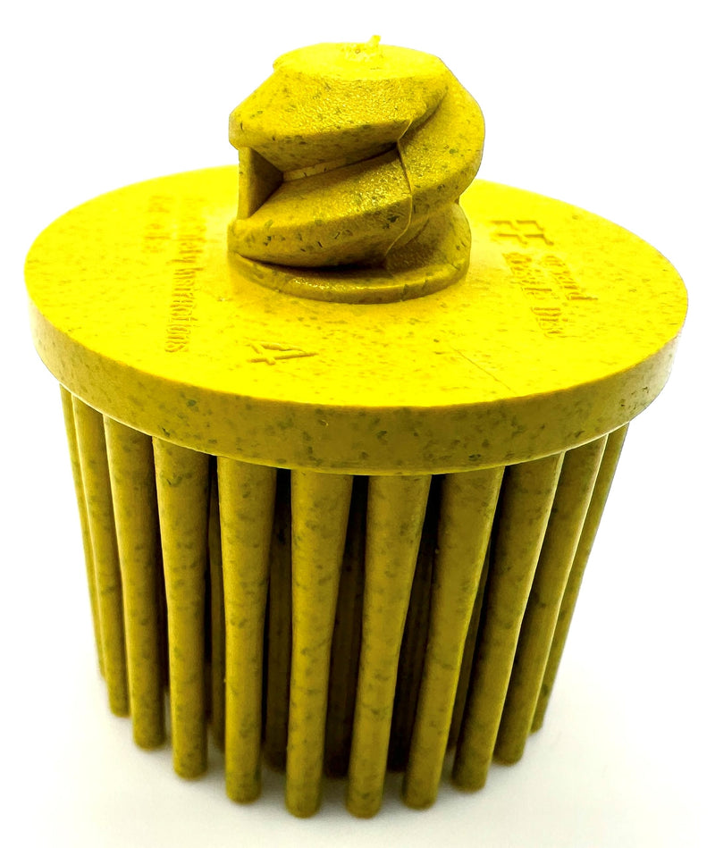 5 Pack 1" 80 Grit Yellow R-Type Bristle Disc | Ceramic-Aluminum Oxide Abrasive Bristle Disc with Quick Change Roll Lock | Compatible with Roloc Holders | Pack of 5 | Yellow 1" 80 Grit (Yellow) 5.0
