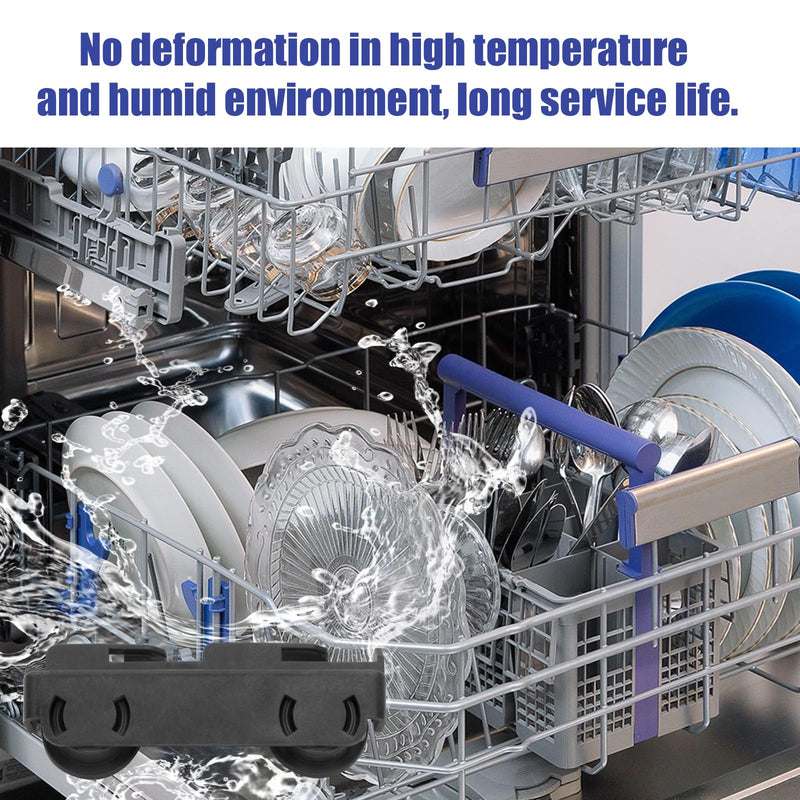 WD28X27241 GE Dishwasher Rack Carrier And Roller Kit for GE Dishwasher Lower Rack Wheels Assembly,Interchangeable With Both The Left and Right Side -Replaces WD12X10439, WD12X10446, WD12X10447-1Pack WD28X27241 x1