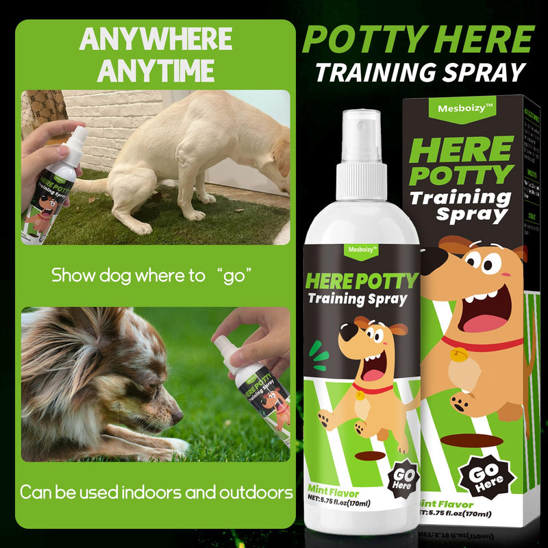 Professional Potty Training Spray for Dogs Set, Premium Formula (2 x 5.75 fl oz), No More Marking, Puppy Pee Training, Helps Establish Proper Potty Habits, Veterinary-Strength Behavioral Aid