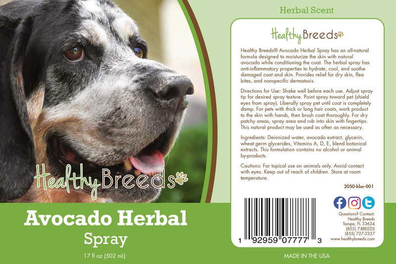 Healthy Breeds Bluetick Coonhound Avocado Herbal Spray 17 oz