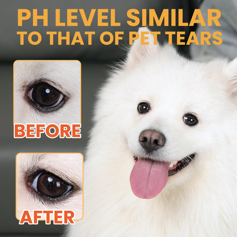 Eye Wash 150ml/5 fl.oz for Dogs, Cats, and Livestock Flush Soothe and Moisturize Reduces Tear Staining 1 Piece