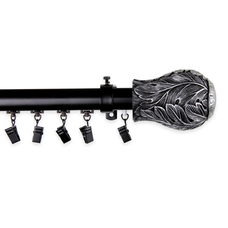 10 Sliders for Cordless Traverse Rod - Black
