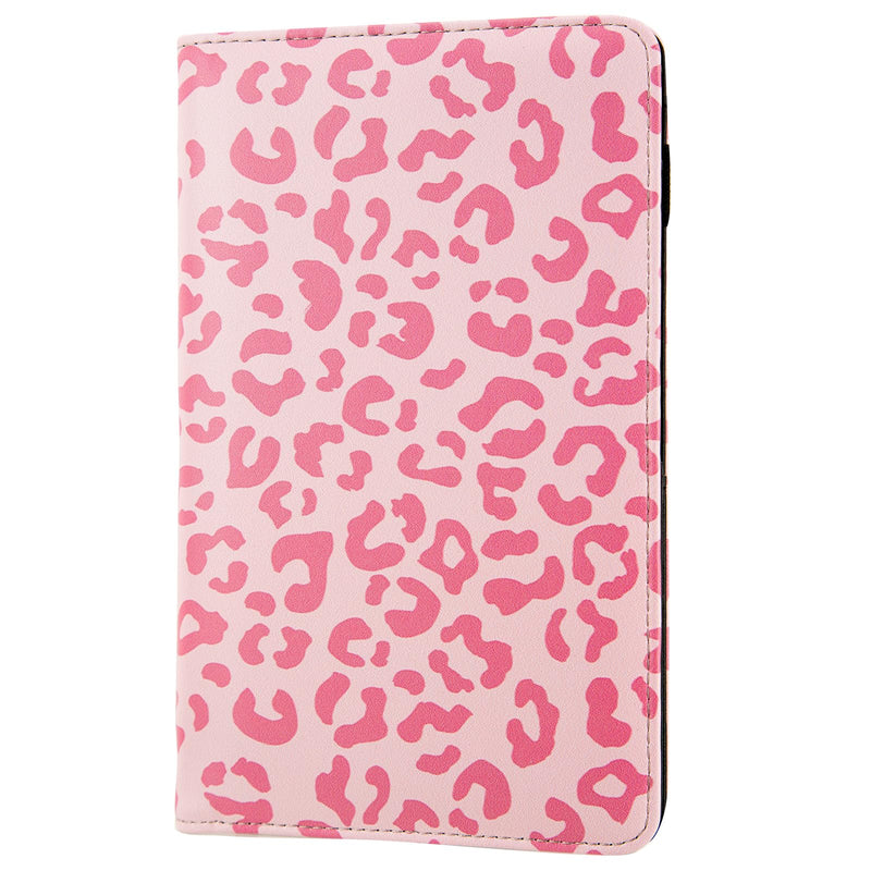 Server Book, Server Books for Waitress, Leather Server Book with Zipper Pocket, Cute Server Book, Waitress Book Fit Server Apron (Pink Leopard) Pink Leopard