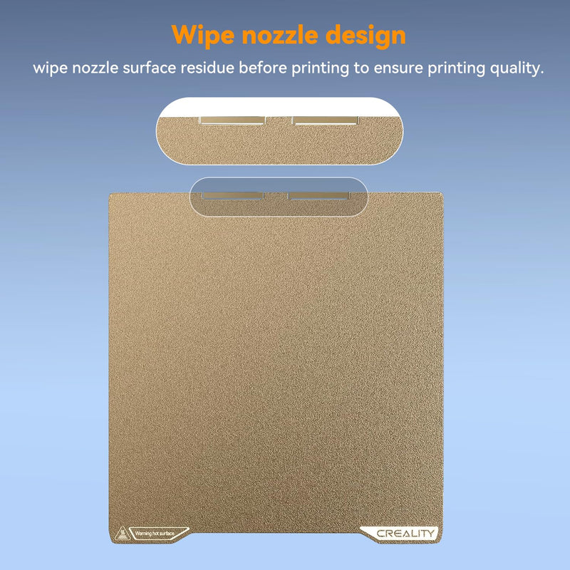 Creality K2 Pro PEI Double Sided Frosted Build Plate Textured PEI Build Plate Flexible Removal Spring Steel Sheet 310x325mm for K2 Pro 3D Printer K2 Pro PEI (310x325mm)