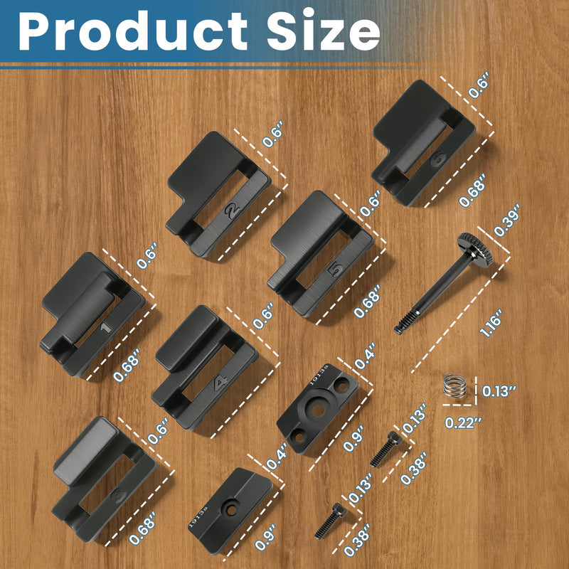 69322 Flashlight Clamp Jaw Kit for Streamlight TLR-7 sub and TLR-8 sub (1913 Short Models Only), Clamp Assembly Replacement for Streamlight 69402 69407 69418 69505, Black