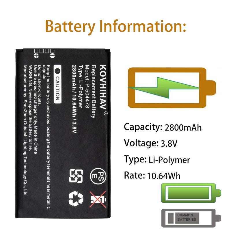 ADT P-504478 Battery for Command Secondary Color Touchscreen Keypad