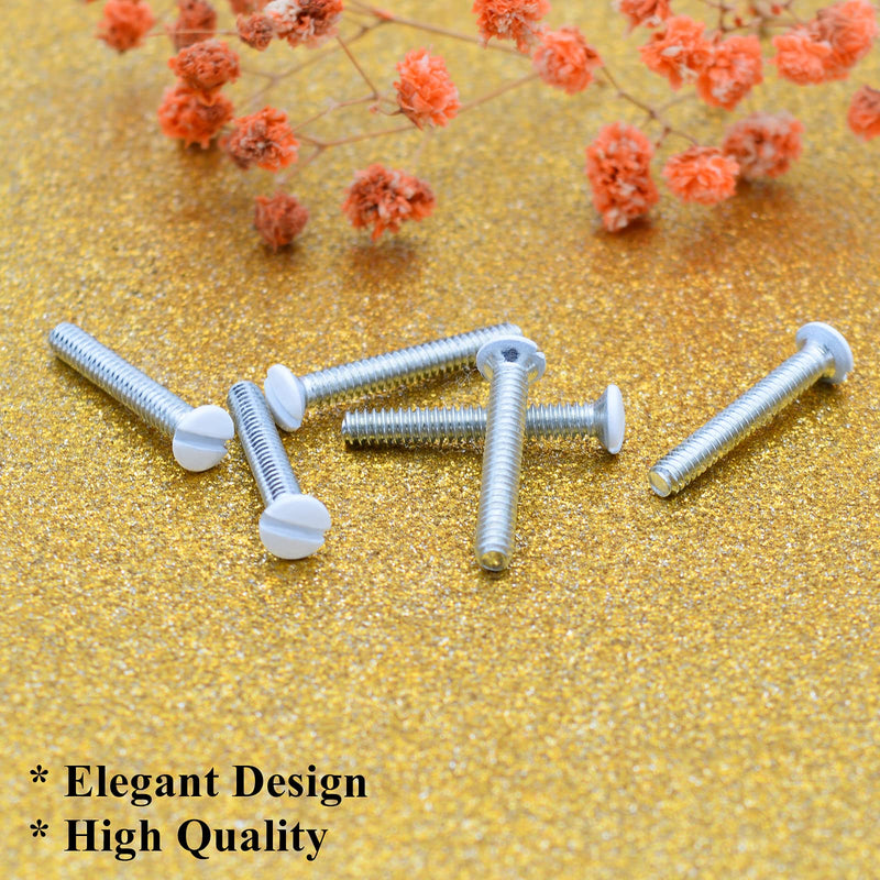 40 Pieces Wall Plate Screws, 1.2 Inch Long Outlet Screws Perfect Replacement for Outlet Cover Screws,Switch Plate Screws, Light Plate Screws 1.2", 40 pcs