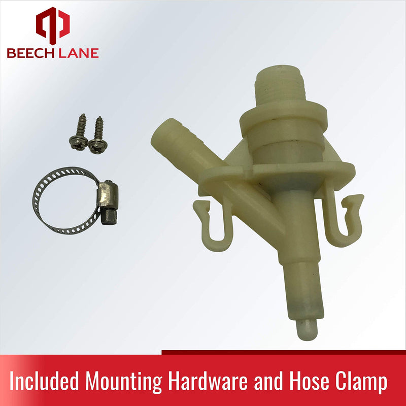 Beech Lane Upgraded Water Valve Kit Replaces 385311641 for Dometic Toilets 300, 310, and 320, Increased Freeze Resistance, Long Valve Lifespan, Ultrasonic Sealing Safeguards Against Leaks (Natural) Natural