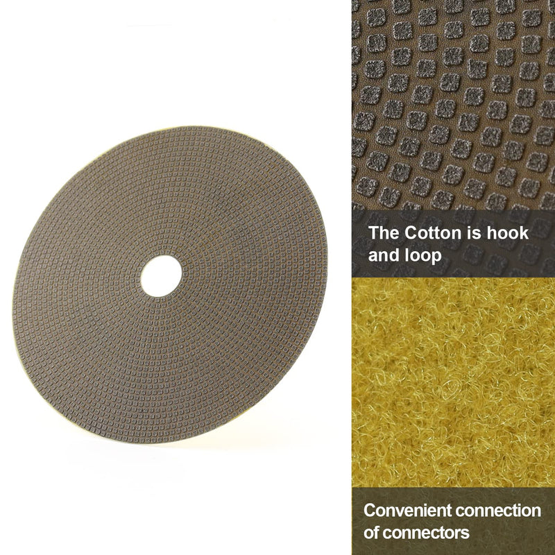 5" Electroplated Diamond Polishing Pads 120 Grit - Wet Dry Sanding Tile Stone Marble Granite Concrete Ceramics Glass Grit-120#