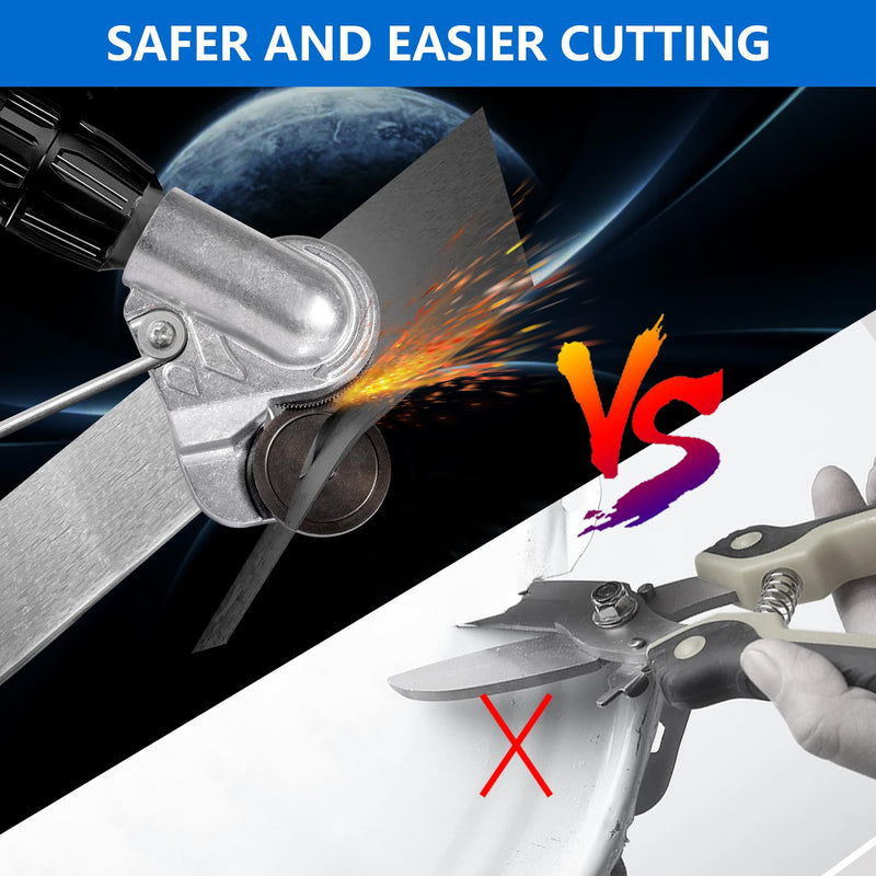 Innovative Electric Drill Plate Cutter - Versatile Metal Shears Attachment for Effortless Cutting of Various Metals - High Precision, High Efficiency, Where Professionalism Meets Innovation