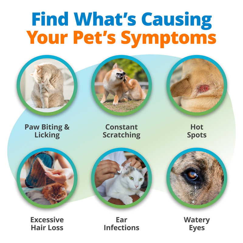 5Strands Pet Environmental Sensitivity Test, 282 Items Tested, at Home Intolerance Test for Dogs & Cats - Fabrics, Grass, Trees, Pollen, All Ages & Breeds, Pet Health Check, Results in 4 Days