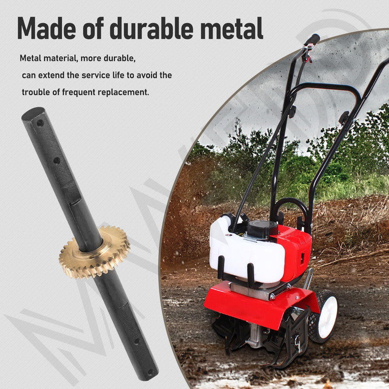 4651 Replacement Tiller Shaft Tine Assembly Compatible with Earthquake, Powermate PCV43, H-onda FG100 Tiller Cultivator