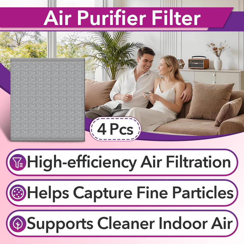 4 Pcs Pre-filter Covers Compatible with Blue Pure 511i Max Air Purifier