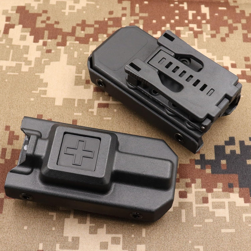 Tourniquet Holder, Tourniquet Case Compatibility with Tourniquet Gen 7, Adjustable Molle Tourniquet Pouch Mounting Adapter Fits up to a 2.3" Belt. (1 Pack) 1 Pack