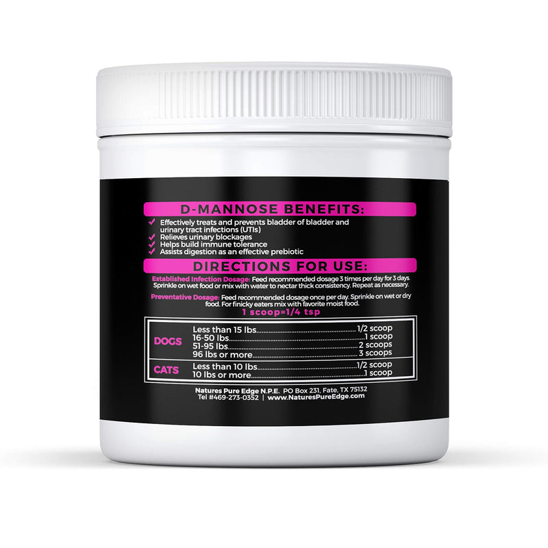 D-Mannose Supplement with Real Chicken for Dogs and Cats. Use for Immediate and Preventative Treatment of Bladder and Urinary Tract Infections UTIs. Stop Kidney Stones. Extra Strength 115 Grams. - PawsPlanet Australia