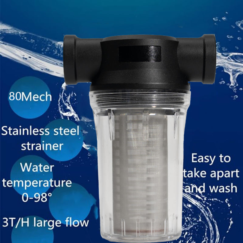 BUPUROTT Water Pump Strainer Filter Inlet Filter for High Pressure Washer, Sediment Filter Attachment, 80 Mesh Screen(1/2“ 80Mesh) 1/2“ 80 Mesh