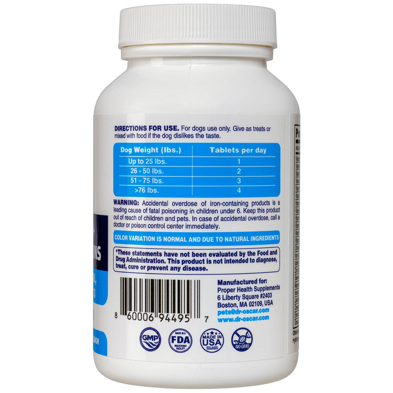 Dog Prenatal Vitamins. The Only 2in1 Prenatal & Postnatal Vitamins for Dogs with Folic Acid, Omega 3, Probiotics, Choline & Inositol, Key for Mother & Puppies, 90 Tablets - PawsPlanet Australia