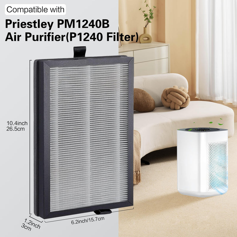 Replacement Filter for Priestley PM1240B and Airversa AP2 Purelle 4