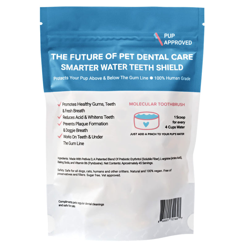Dogs Breath Freshener, Cat & Dog Dental Powder, Water Additive for Dogs, Plaque & Tartar Remover, Best Way to Eliminate Dogs & Cats Bad Breath, Vet Recommended 45 Servings. - PawsPlanet Australia