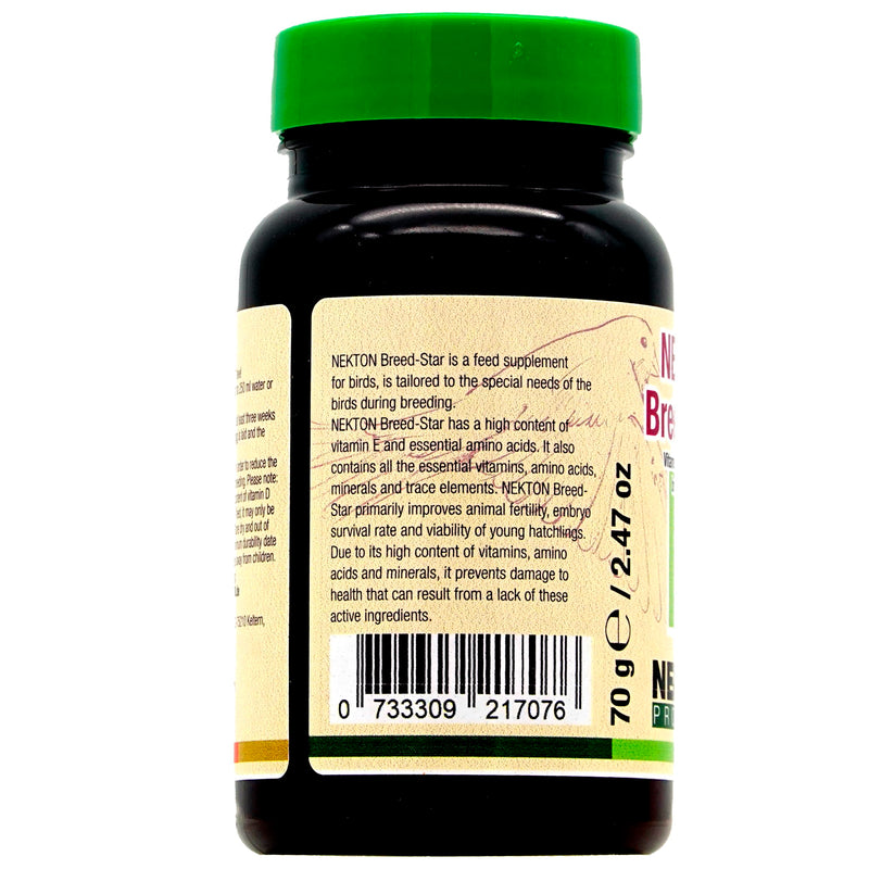 Nekton Breed-Star Breeding Supplement for Birds 70g / 2.47oz, Off White