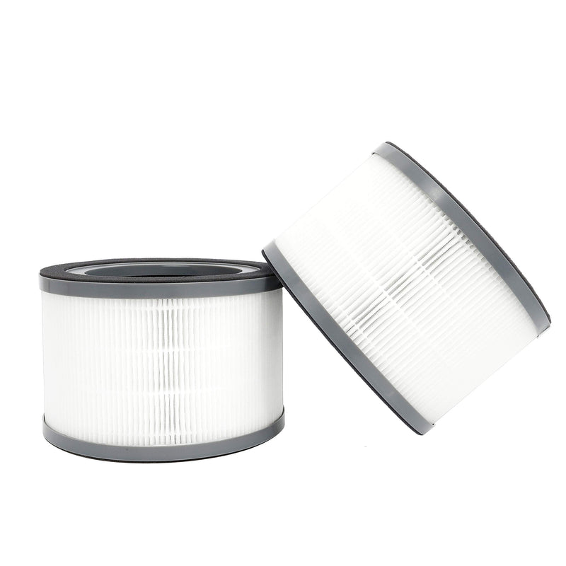 Vista 200 Replacement Filter, Compatible with LEVOIT Vista 200 Air Purifier Only, H13 Grade HEPA and Activated Carbon Filter Replacement, Part # Vista 200-RF, 2-Pack