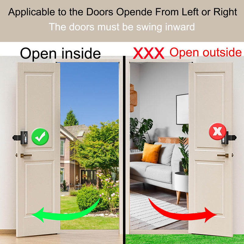 Anti-Theft Video Doorbell Mount,AHBTEYM Ring Doorbell Mount No Drill Bracket Holder Accessories for Apartment Home Rentals Compatible with Video Doorbell 4/3/3 Plus/2/1/2021/2023 Release(Black) Black