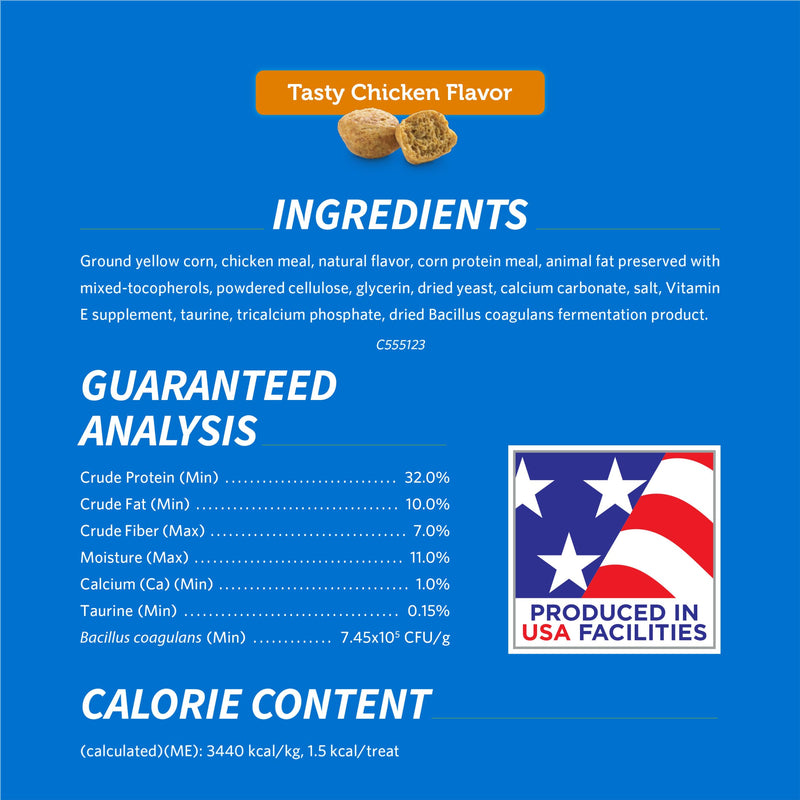 Purina DentaLife Made in USA Facilities Cat Dental Treats, Tasty Chicken Flavor - (Pack of 10) 1.8 oz. Pouches 1.8 Ounce (Pack of 10)
