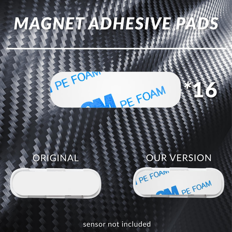 Entry Sensor Adhesive Pads for SimpliSafe(32-Pack) – Pre-Cut Replacement Tape for Sensors & Magnets | No Cutting Needed, Strong Hold, Residue-Free Removal | Compatible with SimpliSafe Security Systems