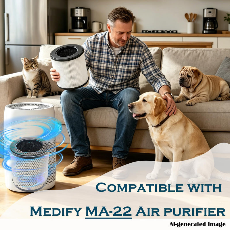 MA-22 True HEPA Replacement Filter for MA Series MA-22 Air Purifier